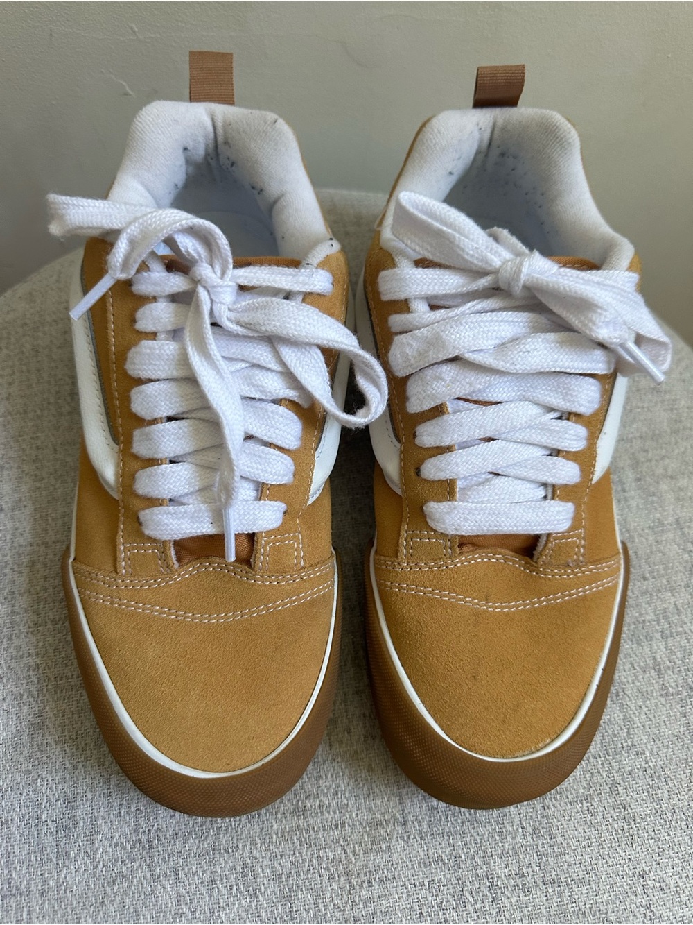 Vans Knu Skool Sneakers in Honey Yellow